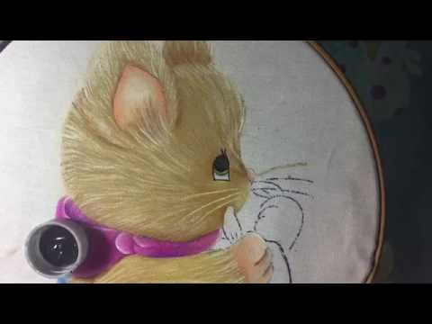 Pintura En Tela Gato, 4 Con