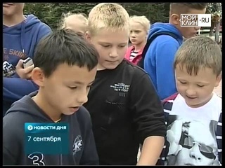 Спортивные игры в сквере Афанасьева