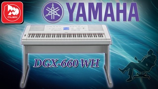 YAMAHA DGX-660 - синтезатор с клавиатурой как у цифрового пианино