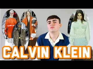 Reacting to Calvin Klein's Fall 2018 Fashion Show ft. Kaia Gerber and Raf Simons