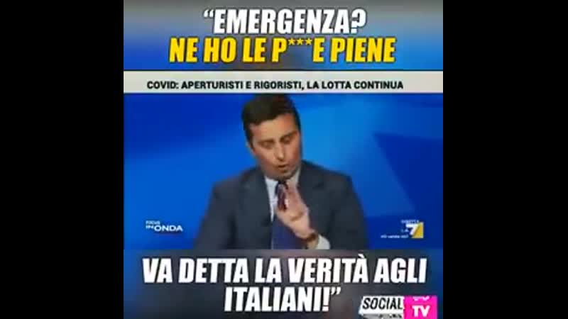 Zangrillo manda tutti a quel paese Domanda: ma un medico che sta tutto il giorno in ospedale a curare malati