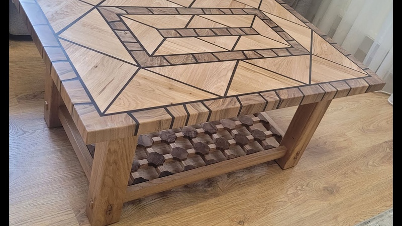 Oak and walnut coffee