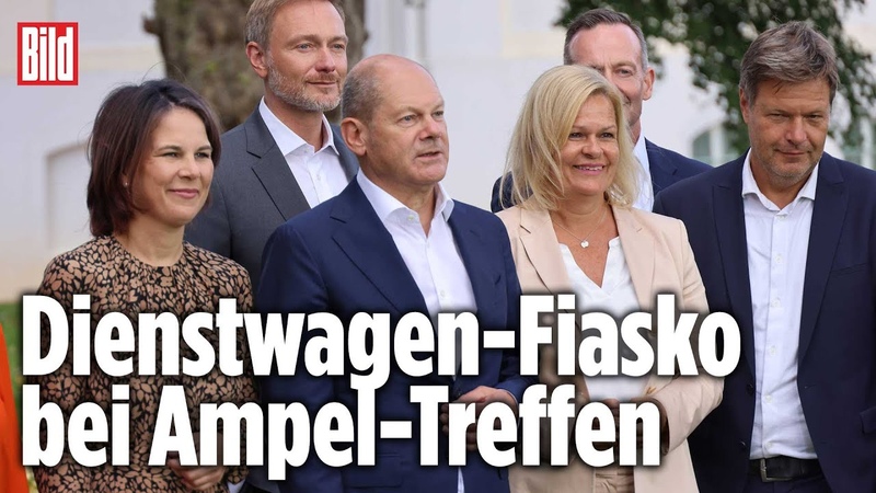 Limousinen statt 9 Euro Ticket: Ampel Klausur Tagung auf Schloss
