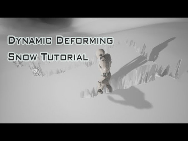Unreal Engine 4 Deforming Snow