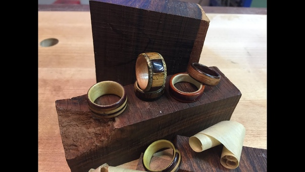 DIY Wood Rings on the Drillpress