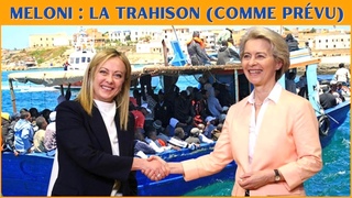 MELONI : l’incroyable trahison qui doit faire réfléchir les Français !