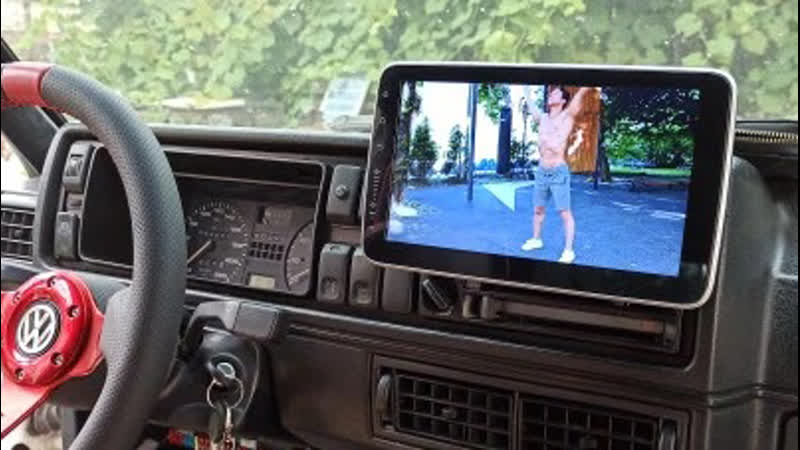 Geartronics 1 din магнитола с экраном 10 дюймов