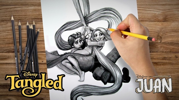 Drawing Rapunzel From Tangled By