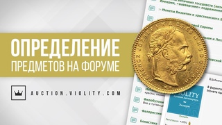Определение предметов на форуме. Виолити