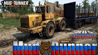 настоящий кировец к-700 кировец горбатый ЗВЕРЬ K-700  SnowRunner & MudRunner