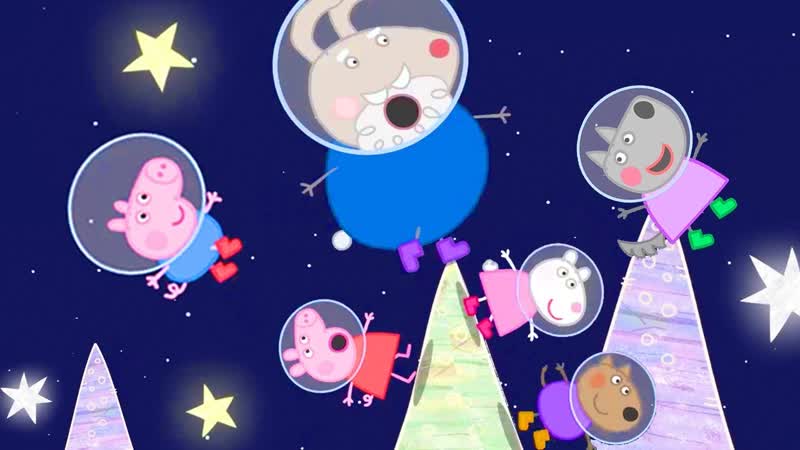 Peppa Pigs Space Holiday with Grampy Rabbit, Peppa Pig Official Family Kids