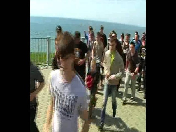 Акция поддержки участников Русской пробежки в Анапе