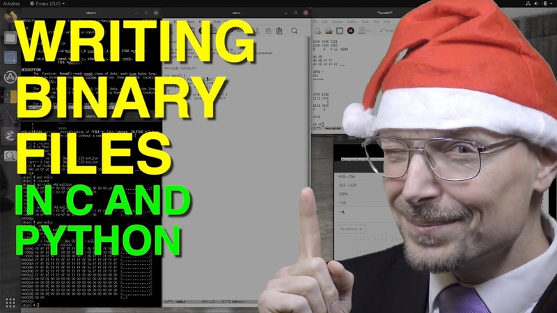 Writing binary files: a tutorial in C and