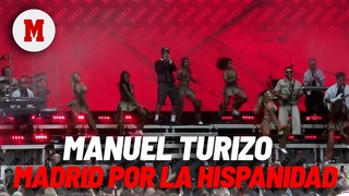 Manuel Turizo rene a miles de personas en Madrid por la Hispanidad I MARCA
