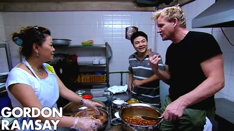 Gordon Ramsay Prepares Duck In A Secret Sweet Sour Sauce, Gordons Great