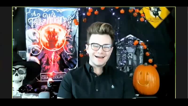 Chris Colfers surprise guests at the 3rd (virtual) book stop of his A Tale of Witchcraft