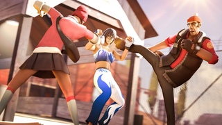 SFM Lolripk Fight With Triumbrush