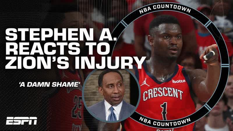 Stephen A. on Zion Williamsons injury: Thats a damn shame, NBA