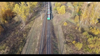Квадрокоптер Phantom 4 и Железная дорога