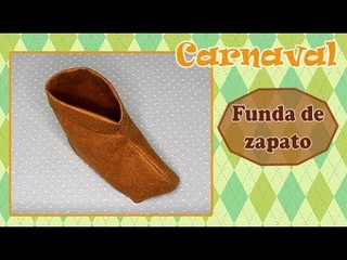 Carnaval, como hacer una funda para zapatos