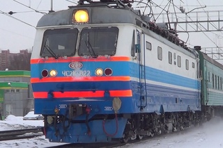 Орловский Чех! ЧС2К-822 с пассажирским поездом №83 Караганды - Москва