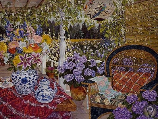ХУДОЖНИК JOHN POWELL. ДРАКОНЫ И МЕКСИКАНСКАЯ СТРАСТЬ . Просто невероятные цветы и цвета на картинах современного американского художника Джона Пауэлла. Художник Джон Пауэлл (John Powell) родился