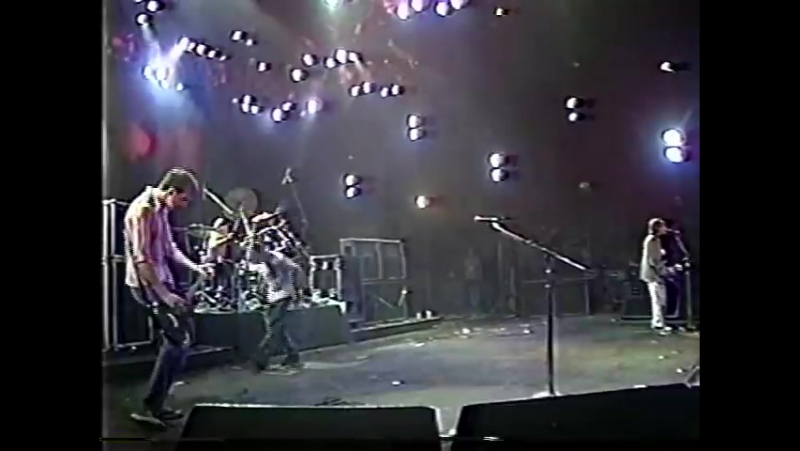 Nirvana Smells Like Teen Spirit FLEA on Trumpet 01 23 93