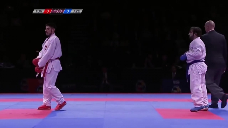 Rafael Aghayev v Erman Eltemur 75kg male kumite final EKF Championships 2016