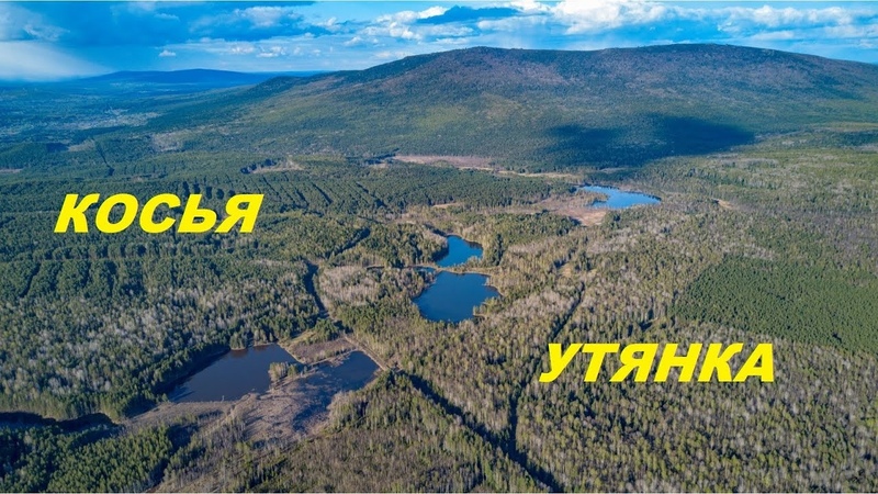 п. Утянка, п. Косья с высоты птичьего