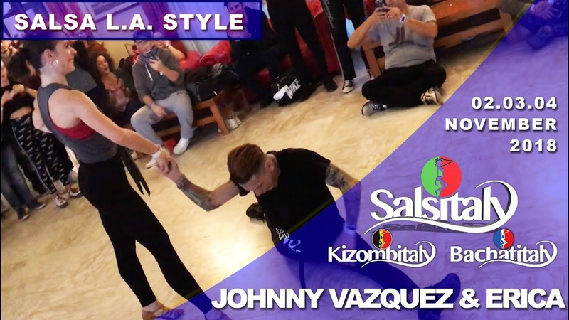 JOHNNY VAZQUEZ ERICA Salsa L. A. Style Salsitaly Winter