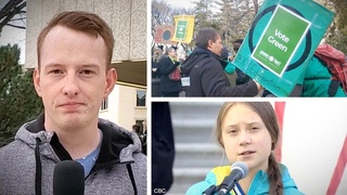Would you say Greta's wrong Never  Alberta NDP activists welcome Thunberg | Keean Bexte