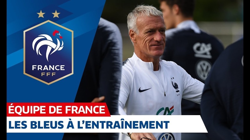 Les Bleus à lentraînement, Equipe de France I FFF