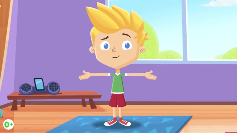 Зарядка для Детей со Словами под Музыку. Разминка. Видео