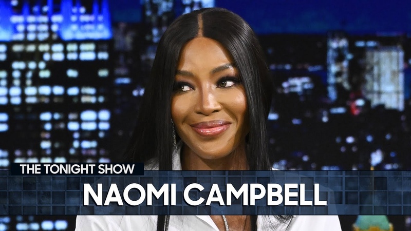 Naomi Campbell Gives Jimmy Modeling Tips and a Tap Dance Lesson, Talks NAOMI Exhibit (