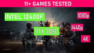 Intel i5 12400F Benchmark rtx 3090 SOTR, Doom Eternal, Metro Exodus
