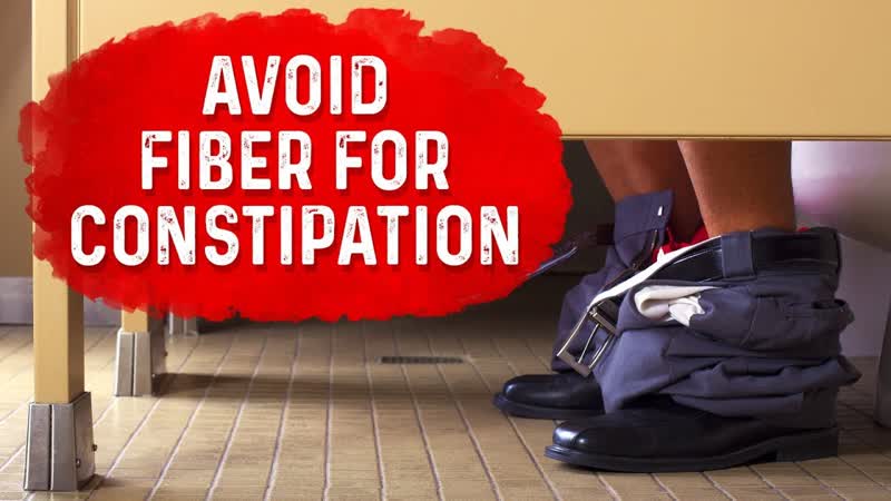 Do NOT Take MORE Fiber for Constipation