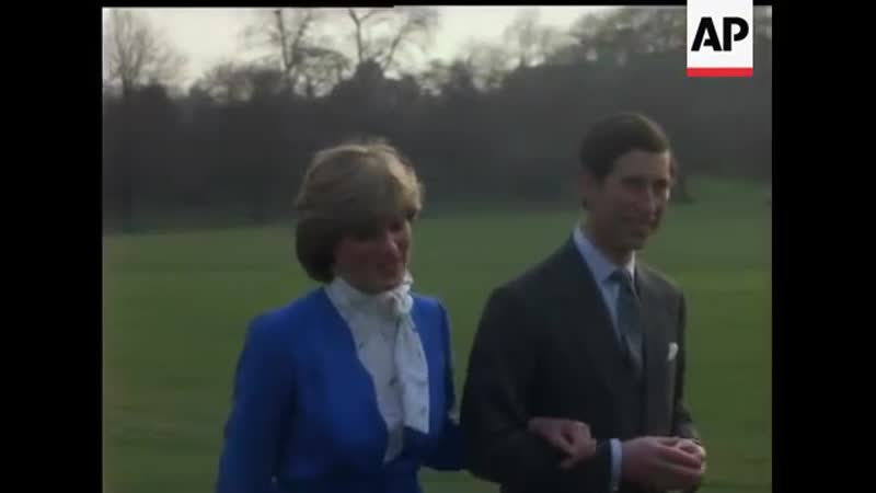 The Engagement of Prince of Wales and Lady Diana