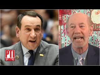 PTI reacts to Alabama's coach suggesting Coach K only wants to postpone games because he's losing
