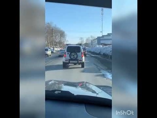 Задержание пьяного водителя в Южно-Сахалинске попало на видео
