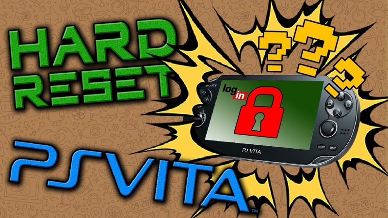 ВСЕПРО100 Удаление учетной записи PS VITA HARD RESET,