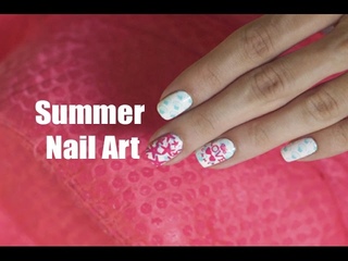 Летний маникюр #1  Nail Art Summer