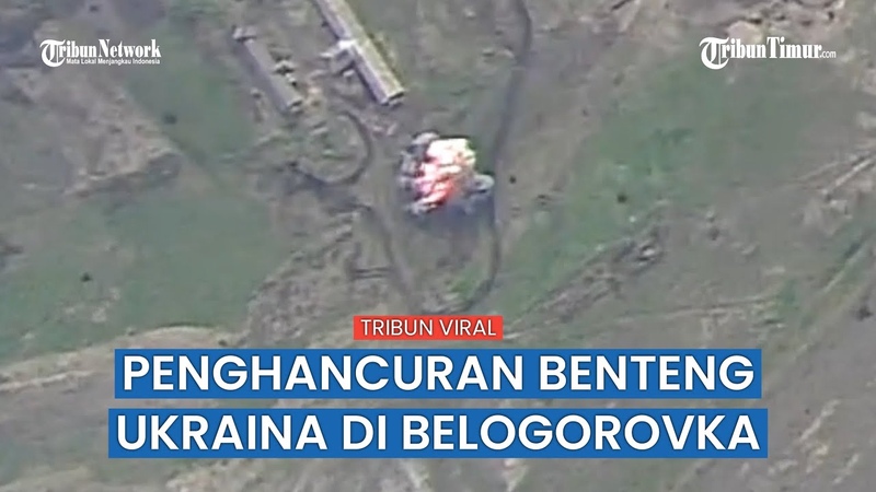 Detik detik Artileri Angkatan Bersenjata RF Hantam Habis Kendaraan Militer Ukraina di