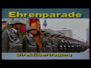 39 Jahre DDR East Germany NVA Parade 1988