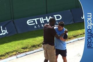 INSIDE CITY 79 - Pellegrini takes his first training session