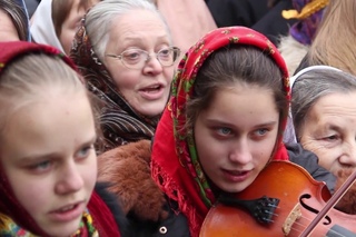Різдвяний флешмоб. Львів. Свято-Троїцький храм