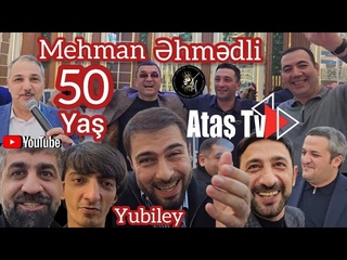 Ataş tv də  Mehmanın yubiley ad günü, Mehmanın 50 yaşı mübarək olsun. Allah uzun  ömür versin.