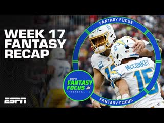 Week 17 Fantasy Recap + Studs and Duds | Fantasy Focus