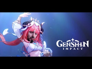 Продолжение прохождения ивента лето-драконы-сказка  Genshin Impact  Стрим 370